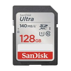 SanDisk ULTRA SDXC 128GB 140MB/s UHS-I pomnilniška kartica razreda 10