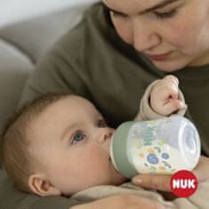 Nuk Baby Bottle For Nature z nadzorom temperature, zelena 150 ml