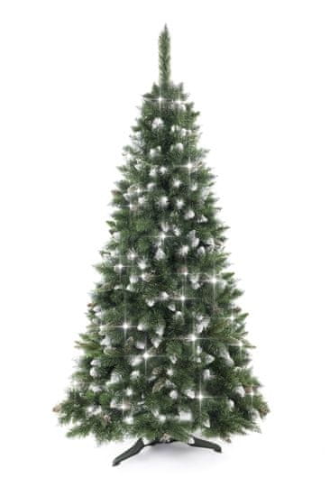 Aga Božično drevo Pine 180 cm Kristalno srebro