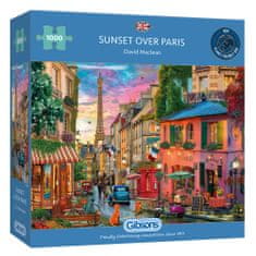 Gibsons Puzzle Sončni zahod nad Parizom 1000 kosov