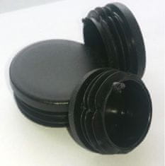STREFA Cevni zamašek okrogel 45 mm, črn / pakiranje po 10 kosov