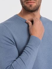 OMBRE Klasični moški pulover Pheselus svetlo modrá XL