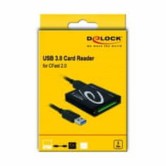 Delock čitalec kartic USB 3.0 1xCFast 91686