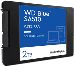 WD Blue SA510 SSD disk, 2TB, SATA (WDS200T3B0A)