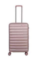 Ornelli Perle potovalni kovček, srednji, rožnato zlat (28025)