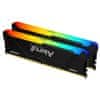 Fury Beast RGB pomnilnik (RAM), 16 GB (2x 8 GB kit), DDR4, 3600 MHz, CL17, DIMM (KF436C17BB2AK2/16)