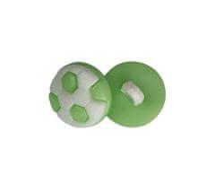 Gumb - d. 14 mm - kroglica svetlo zelene barve