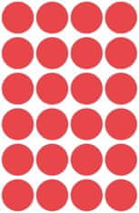 Avery Zweckform okrogle markirne etikete 3595, fi 18 mm, rdeče, odstranljive