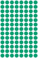 Avery Zweckform okrogle markirne etikete 3012, fi 8 mm, zelene