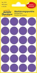 Avery Zweckform okrogle markirne etikete 3118, fi 18 mm, vijolične