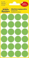 Avery Zweckform okrogle markirne etikete 3174, fi 18 mm, svetlo zelene