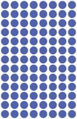 Avery Zweckform okrogle markirne etikete 3591, fi 8 mm, modre, odstranljive