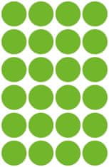Avery Zweckform okrogle markirne etikete 3597, fi 18 mm, zelene, odstranljive