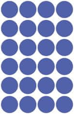 Avery Zweckform okrogle markirne etikete 3596, fi 18 mm, modre, odstranljive
