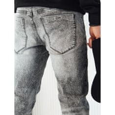 Dstreet Moške hlače iz džinsa sive barve ux4133 s33
