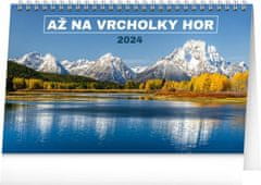Namizni koledar 2024: Do gorskih vrhov, 23,1 × 14,5 cm