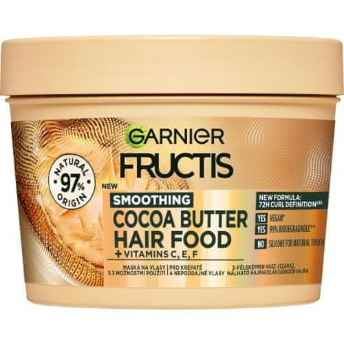 Garnier Fructis Hair Food Cocoa Butter Extra Smoothing Mask gladilna maska za lase za ženske