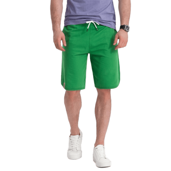 OMBRE Moške športne hlače V4 OM-SRSK-0105 zelena MDN125219