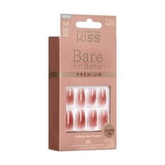 KISS Bare-But-Better Premium Nails - Shine 30 kos