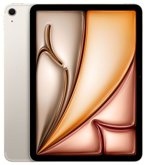 Apple iPad Air 11 tablični računalnik, M2, 256GB, Cellular, bež (6. generacija) (muxk3hc/a)