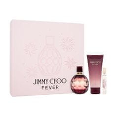 Jimmy Choo Fever Set parfumska voda 100 ml + losjon za telo 100 ml + parfumska voda 7,5 ml za ženske