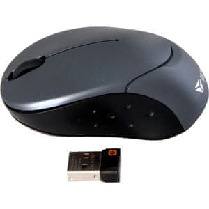 brezžična miška YENKEE YMS 4010SG Valletta (YMS 4010SG), USB, 1200 DPI, 1 baterija AAA, 3 gumbi