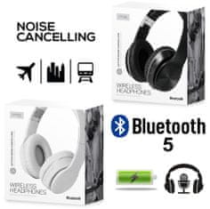 Platinet Freestyle FH0925B naglavne Bluetooth 5.0 slušalke, Active Noise Cancelling, črne