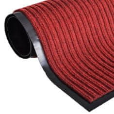 Vidaxl PVC Predpražnik Rdeče Barve 90 x 120 cm