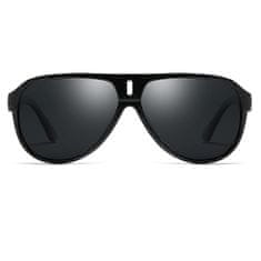 Dubery Madison 1 sončna očala, Bright Black / Black