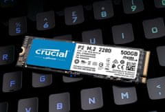Crucial P2 SSD disk, 500 GB, M.2 80mm PCI-e 3.0 x4 NVMe, 3D QLC - Odprta embalaža