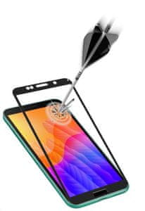 Cellularline zaščitno steklo za Huawei Y5p, črno 