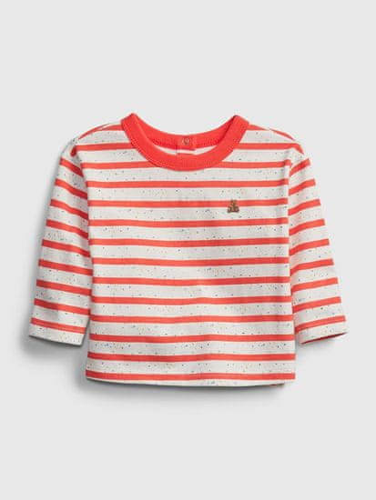 Gap Dojenčki Majica nep stripe ls top