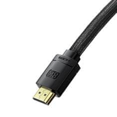 BASEUS CAKGQ-J01 HDMI podatkovni kabel, 8 K, 1 m, črn