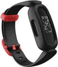 Fitbit Ace 3 sledilnik dejavnosti, črno-rdeč