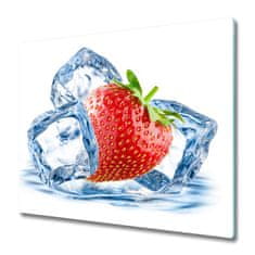 tulup.si Steklena podloga za rezanje Strawberry led 2x30x52 cm