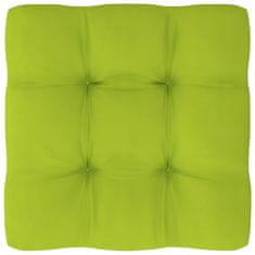 Greatstore Blazine za kavč iz palet 2 kosa svetlo zelene