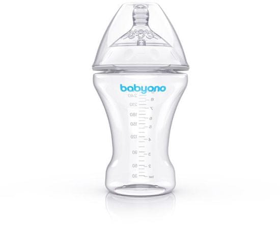 BabyOno Antikolična steklenička Natural Nursing 260 ml
