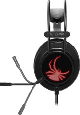 Defender Limbo gaming slušalke, črni, 7.1 prostorski zvok, 2.2 m kabel