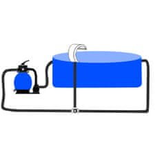Vidaxl Vodni slap za bazen nerjaveče jeklo 45x30x60 cm
