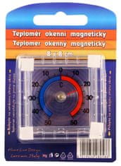 Zaparevrov Okenski magnetni termometer, kvadratni, 8 x 8 cm