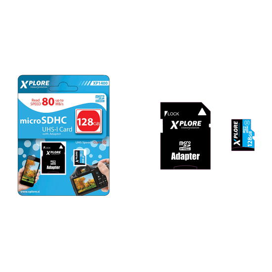 Xplore Spominska kartica micro sdxc u3 128GB XP1400