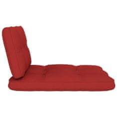 Vidaxl Blazine za kavč iz palet 2 kosa rdeče