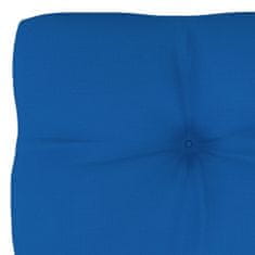 Greatstore Blazina za kavč iz palet kraljevsko modra 80x40x12 cm