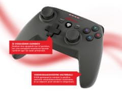 Genesis PV58 brezžični igralni kontroler, PC in PS3, brezžični, Plug & Play, vibracije - odprta embalaža