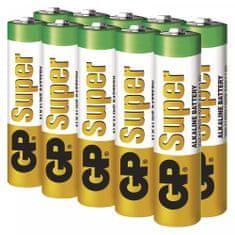 GP SUPER alkalne baterije, AAA, LR03, 10 kosov