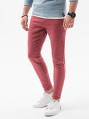 OMBRE Moške jeans hlače Eldgh rdeča M