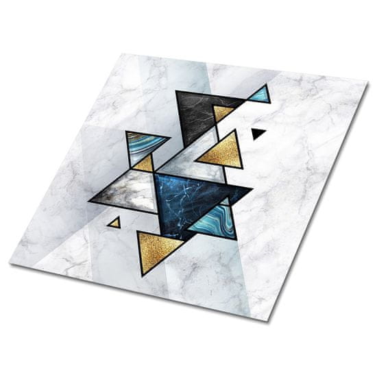 Decormat PVC ploščice Abstrakcija marmornatih trikotnikov 30x30 cm 9 ploščic