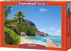 Castorland Puzzle Tropska plaža, Sejšeli 3000 kosov