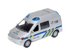 Mikro Trading Policijski avto CZ 13 cm kovinski, na baterije s svetlobo in zvokom v škatli