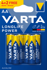 Varta baterije Longlife Power, 4+2 AA (4906121436)